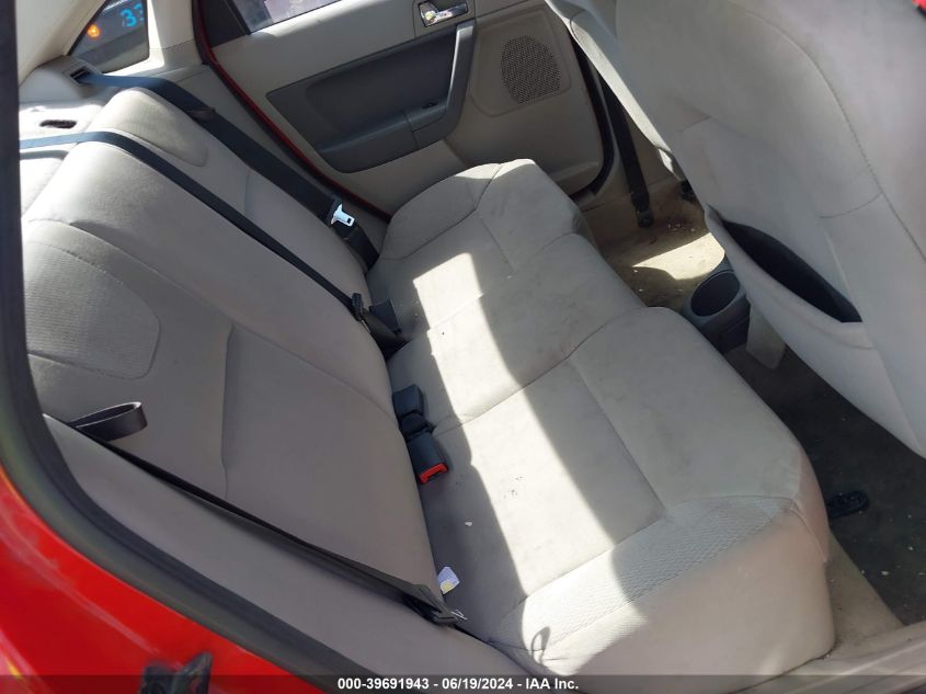 2008 Ford Focus Se/Ses VIN: 1FAHP35N08W159202 Lot: 39691943