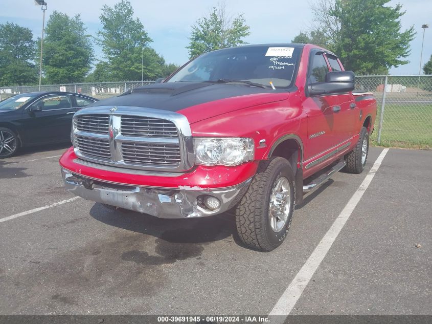 2004 Dodge Ram 2500 St/Slt VIN: 3D7KA28C64G108727 Lot: 39691945