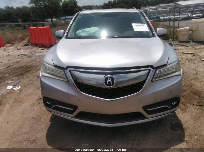 2015 Acura Mdx Advance Pkg W/Entertainment Pkg VIN: 5FRYD4H8XFB015087 Lot: 39691984