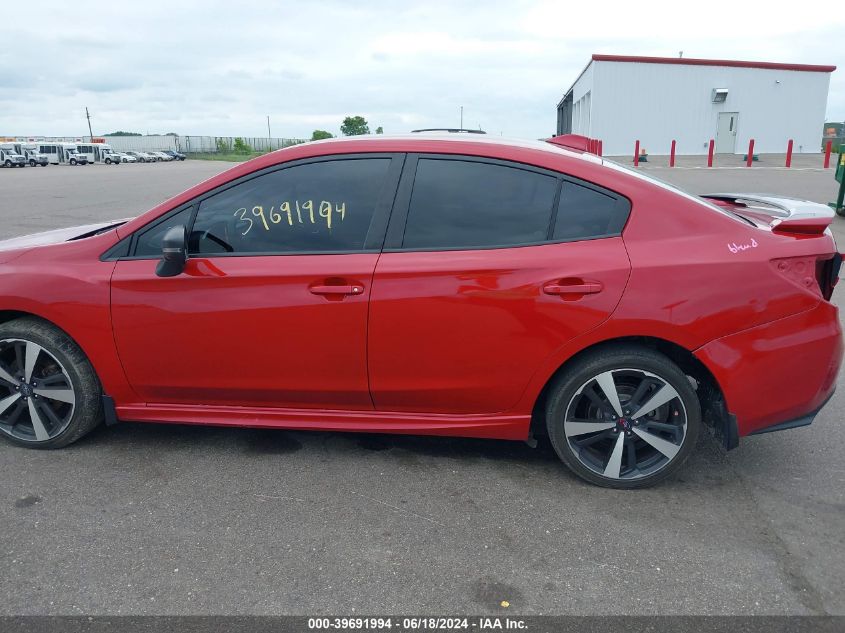 2019 Subaru Impreza 2.0I Sport VIN: 4S3GKAJ6XK3605906 Lot: 39691994