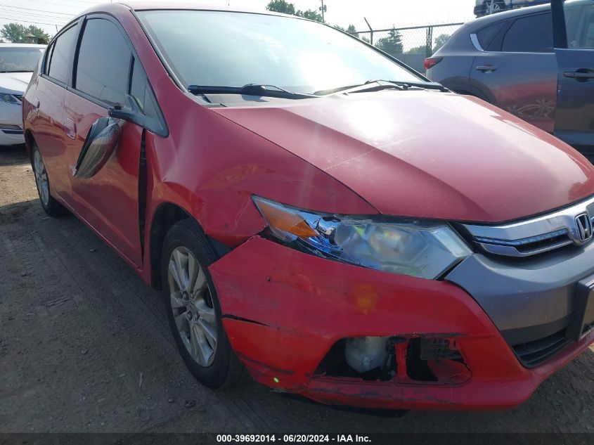 2012 Honda Insight Ex VIN: JHMZE2H72CS005777 Lot: 39692014