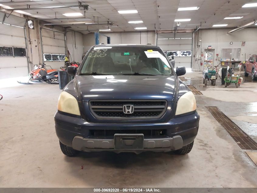 2004 Honda Pilot Ex-L VIN: 2HKYF18534H562250 Lot: 39692020