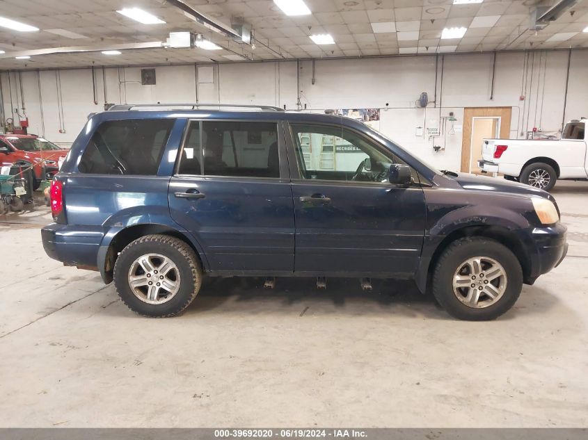 2004 Honda Pilot Ex-L VIN: 2HKYF18534H562250 Lot: 39692020