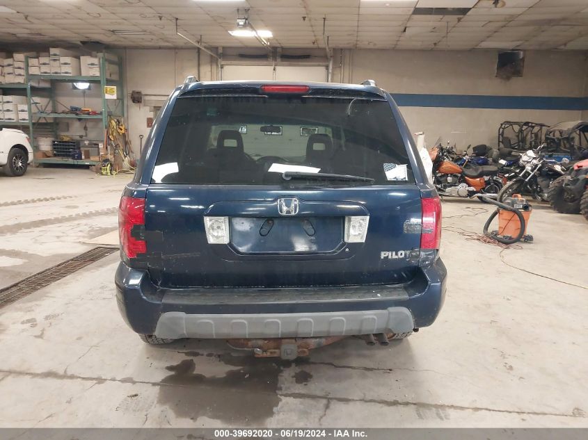 2004 Honda Pilot Ex-L VIN: 2HKYF18534H562250 Lot: 39692020