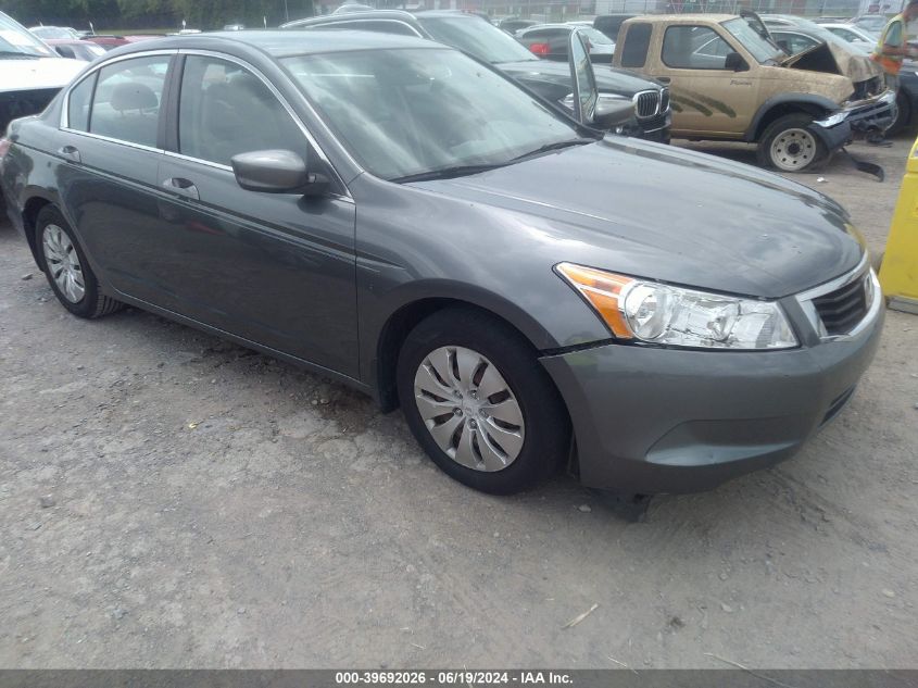 2010 Honda Accord Lx VIN: 1HGCP2F3XAA162169 Lot: 39692026