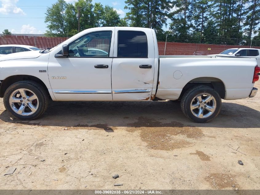 2008 Dodge Ram 1500 Slt VIN: 1D7HA18268J157782 Lot: 39692035