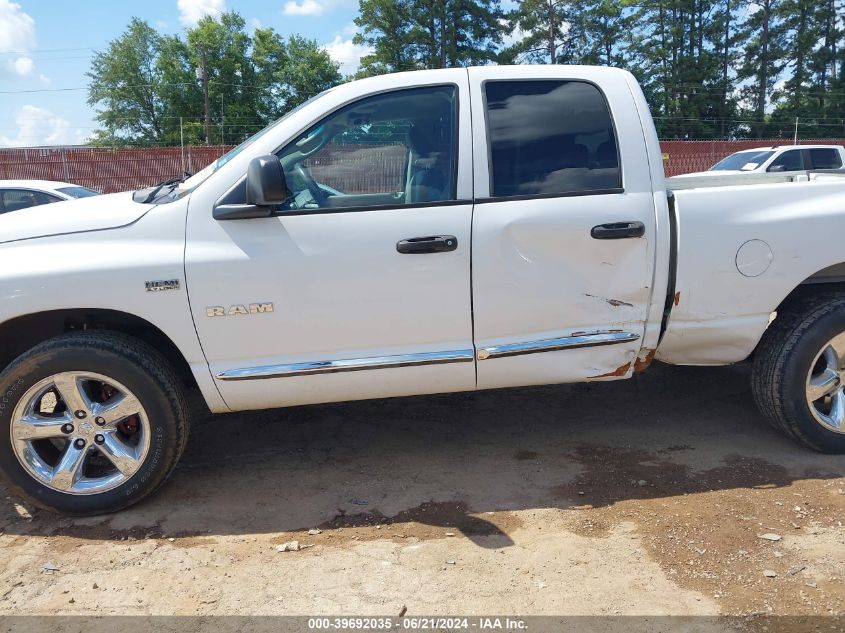 2008 Dodge Ram 1500 Slt VIN: 1D7HA18268J157782 Lot: 39692035