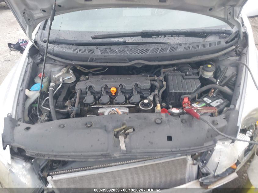 2010 Honda Civic Lx VIN: 2HGFG1B66AH521185 Lot: 39692039