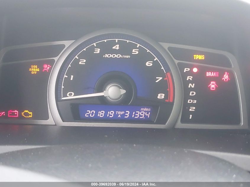 2010 Honda Civic Lx VIN: 2HGFG1B66AH521185 Lot: 39692039