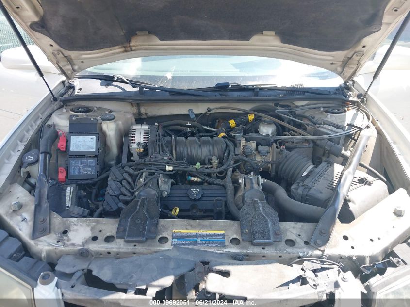 2004 Chevrolet Impala Ls VIN: 2G1WH52K049346293 Lot: 39692051