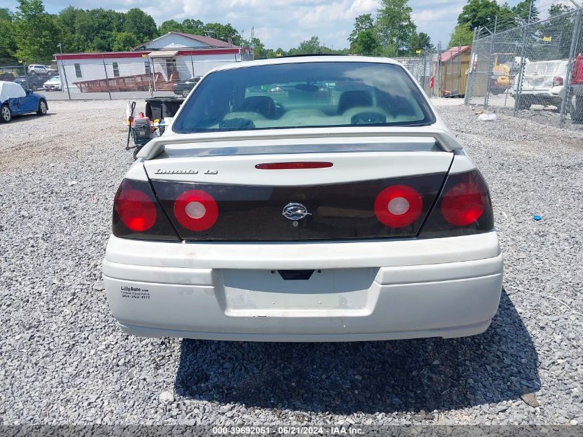 2004 Chevrolet Impala Ls VIN: 2G1WH52K049346293 Lot: 39692051