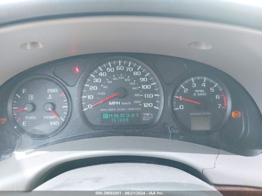 2004 Chevrolet Impala Ls VIN: 2G1WH52K049346293 Lot: 39692051