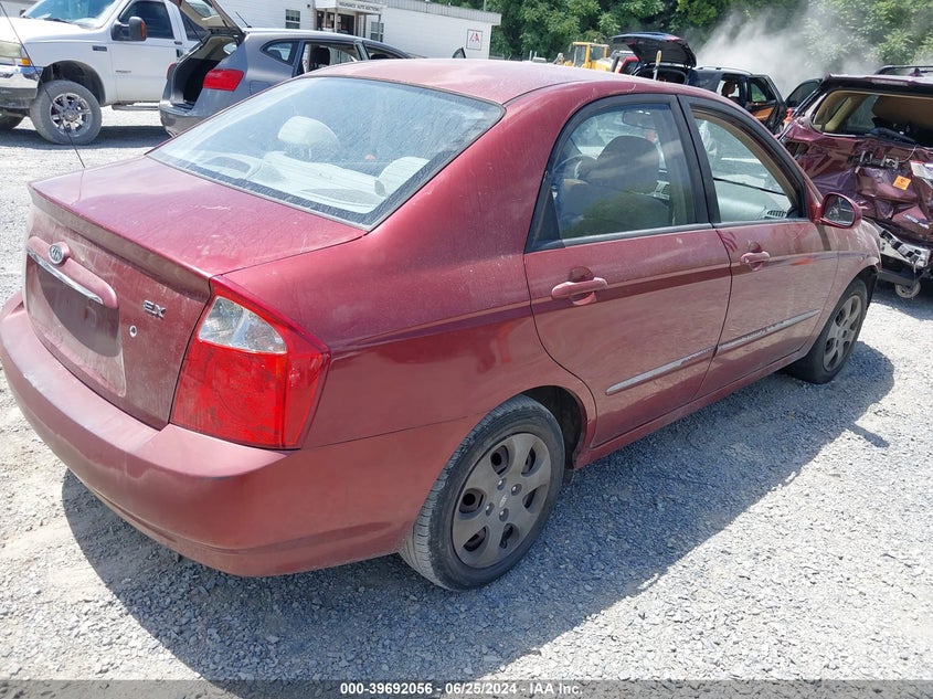 2005 Kia Spectra Ex/Lx/Sx VIN: KNAFE121655151794 Lot: 39692056