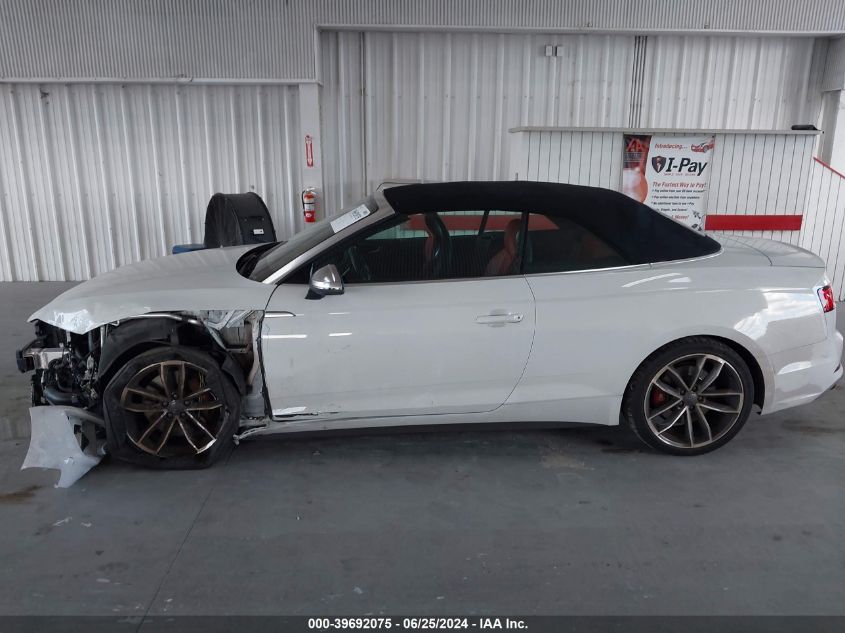 2018 Audi S5 Prestige VIN: WAU24GF5XJN002994 Lot: 39692075