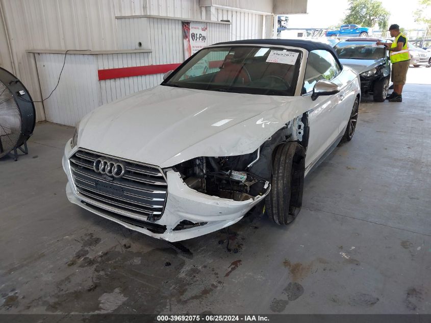 2018 Audi S5 Prestige VIN: WAU24GF5XJN002994 Lot: 39692075