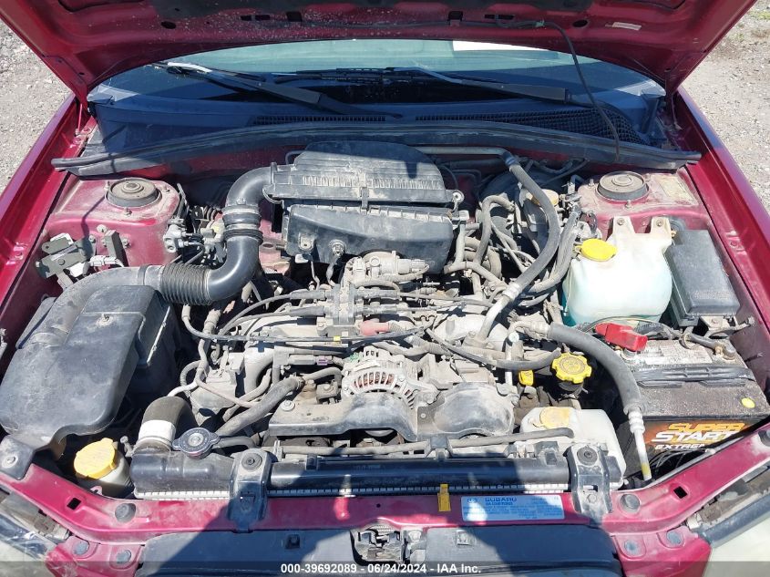 2003 Subaru Forester X VIN: JF1SG63663H706991 Lot: 39692089