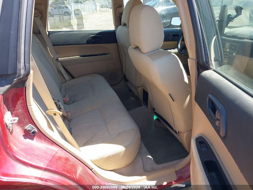 2003 Subaru Forester X VIN: JF1SG63663H706991 Lot: 39692089