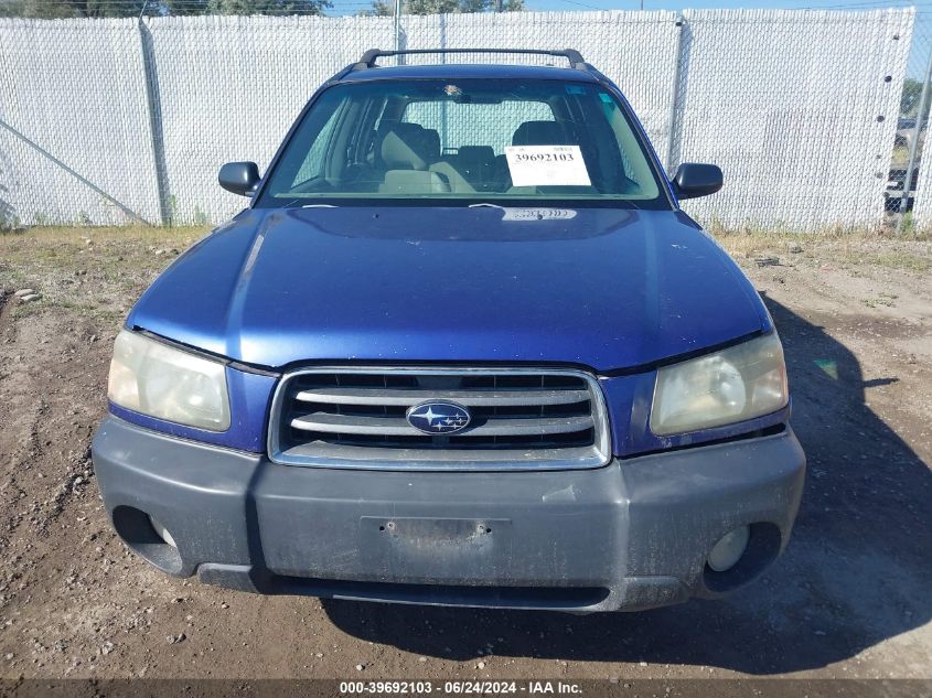 2003 Subaru Forester X VIN: JF1SG63613G728984 Lot: 39692103