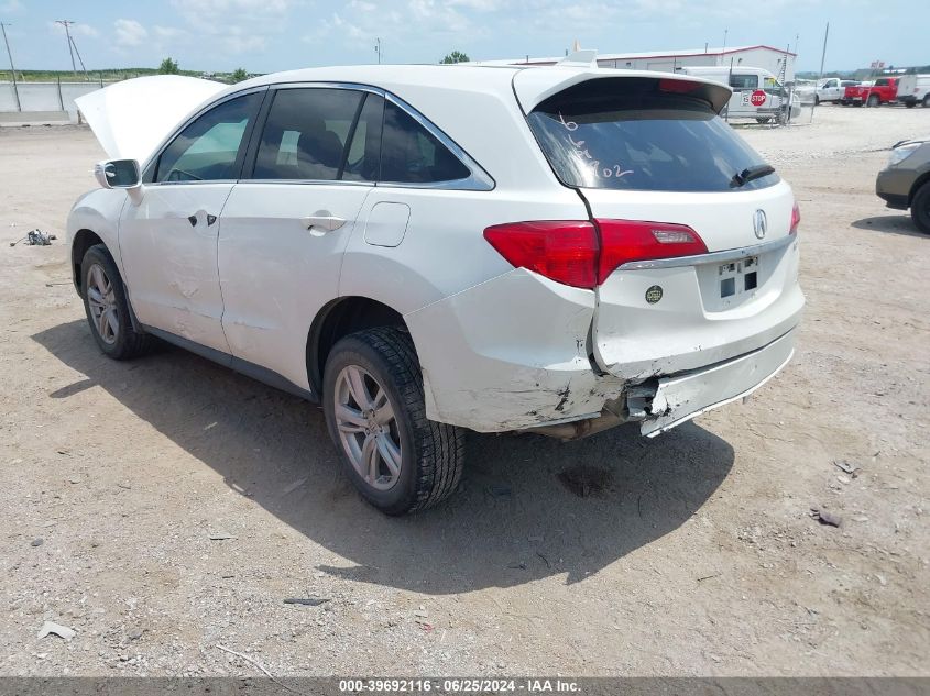 2013 Acura Rdx VIN: 5J8TB4H35DL020750 Lot: 39692116
