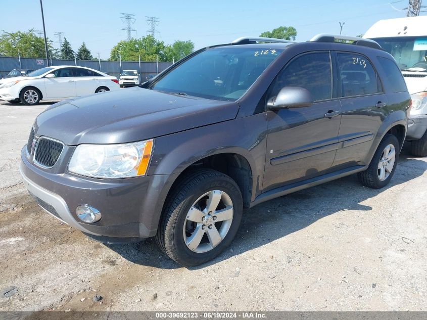 2008 Pontiac Torrent VIN: 2CKDL33F986322139 Lot: 39692123