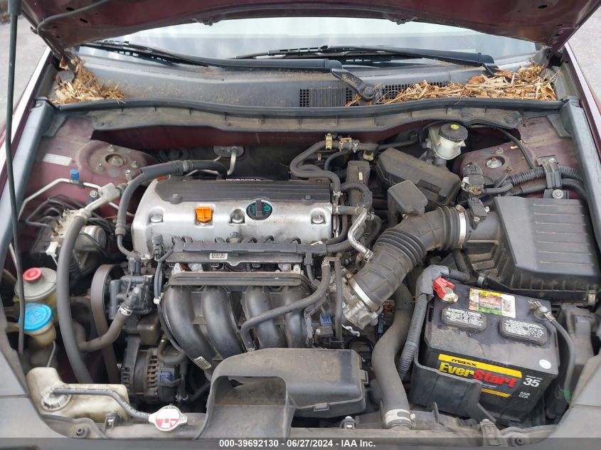 2010 Honda Accord 2.4 Lx VIN: 1HGCP2F32AA056363 Lot: 39692130