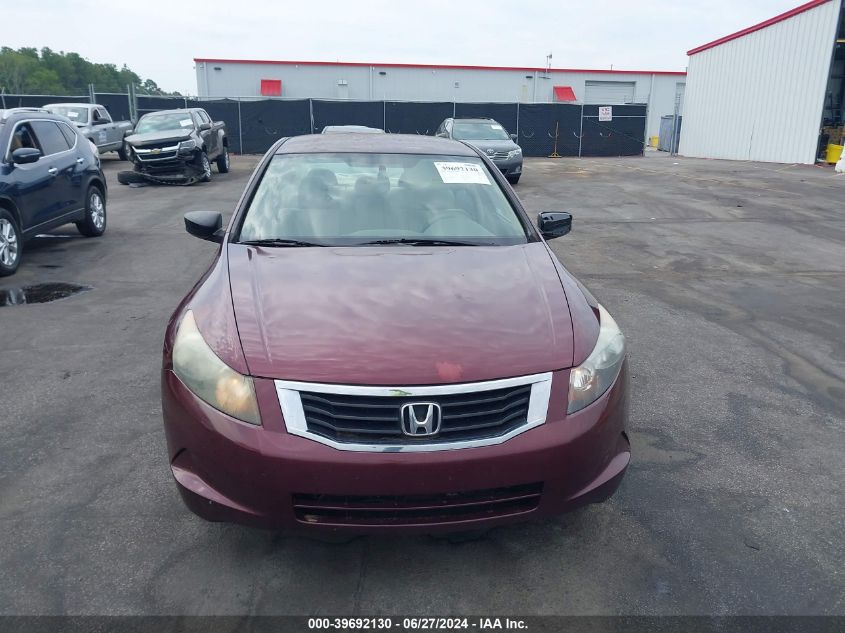 2010 Honda Accord 2.4 Lx VIN: 1HGCP2F32AA056363 Lot: 39692130