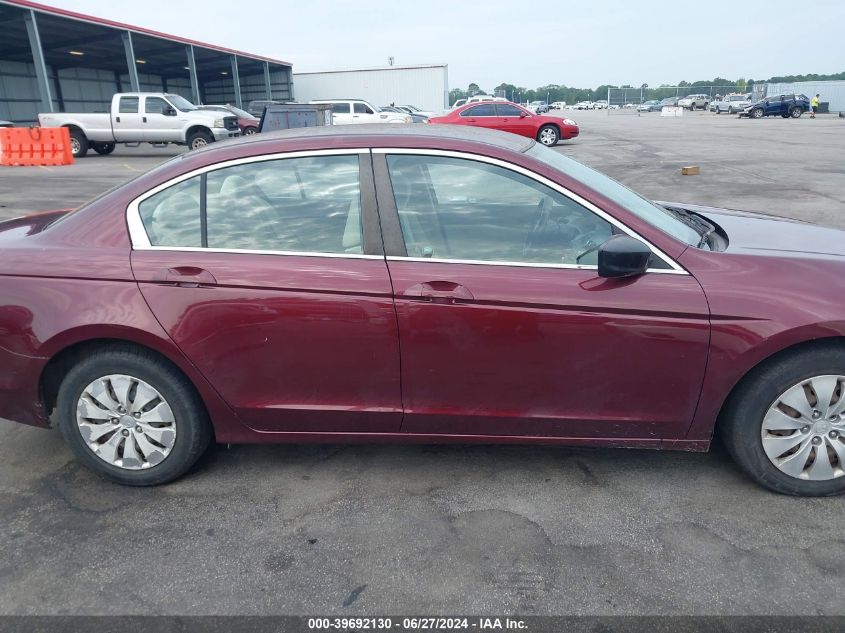 2010 Honda Accord 2.4 Lx VIN: 1HGCP2F32AA056363 Lot: 39692130