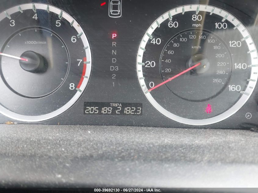 2010 Honda Accord 2.4 Lx VIN: 1HGCP2F32AA056363 Lot: 39692130