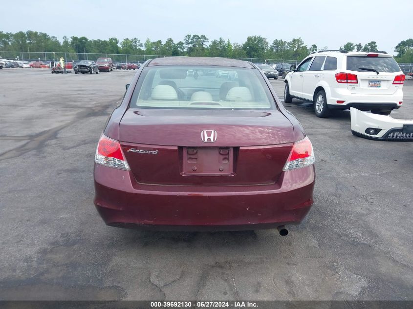 2010 Honda Accord 2.4 Lx VIN: 1HGCP2F32AA056363 Lot: 39692130