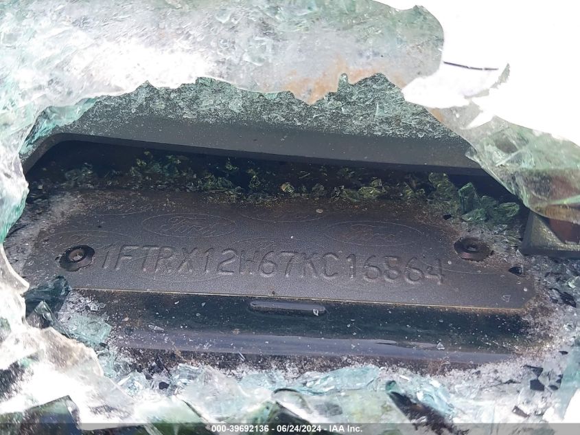 2007 Ford F-150 Stx/Xl/Xlt VIN: 1FTRX12W67KC16864 Lot: 39692136