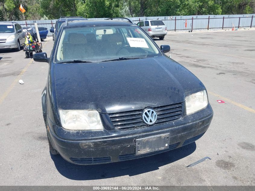 2002 Volkswagen Jetta Gls VIN: WVWSE61J92W242600 Lot: 39692144