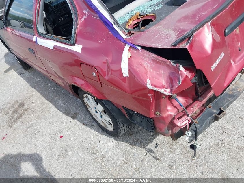 1997 Toyota Tercel Ce VIN: JT2AC52L9V0205106 Lot: 39692156