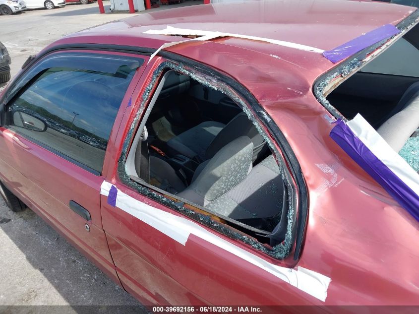 1997 Toyota Tercel Ce VIN: JT2AC52L9V0205106 Lot: 39692156