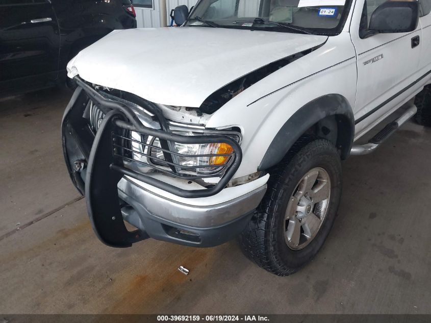 2001 Toyota Tacoma Base V6 VIN: 5TEWN72N41Z772418 Lot: 39692159