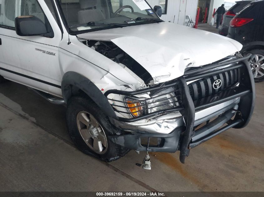 2001 Toyota Tacoma Base V6 VIN: 5TEWN72N41Z772418 Lot: 39692159