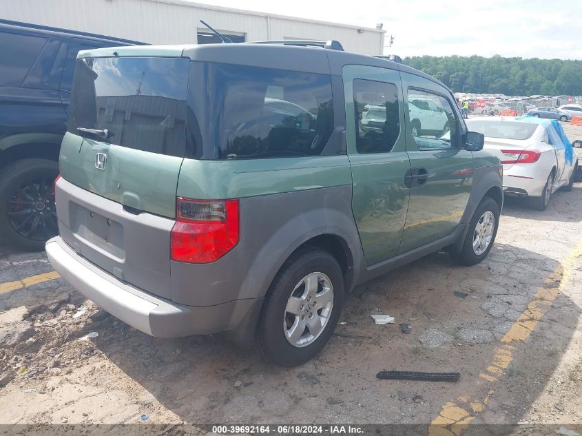 2003 Honda Element Ex VIN: 5J6YH27533L038215 Lot: 39692164