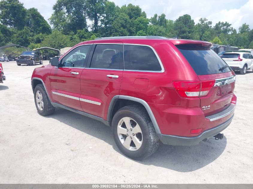 2011 Jeep Grand Cherokee Limited VIN: 1J4RR5GT9BC510482 Lot: 39692184