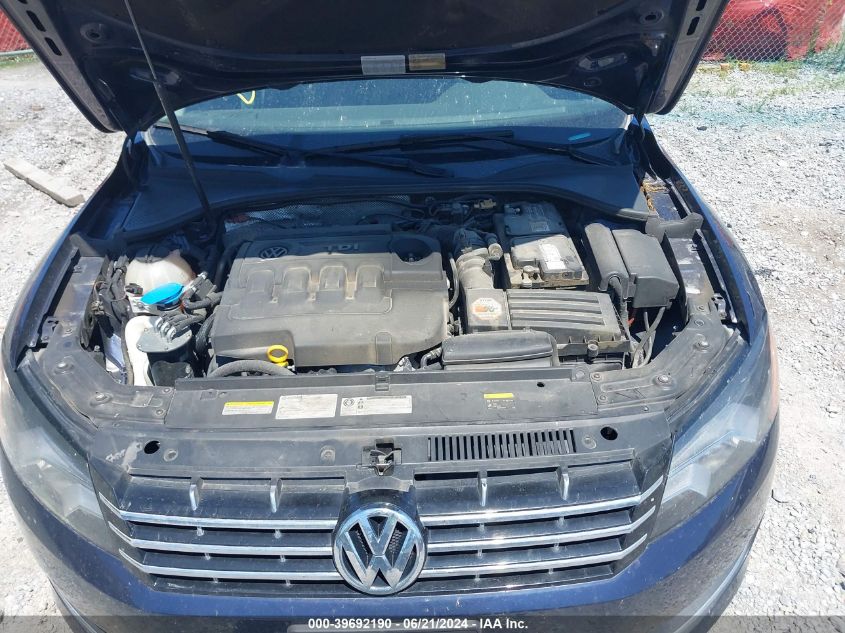 2015 Volkswagen Passat 2.0L Tdi Se VIN: 1VWBV7A30FC030244 Lot: 39692190