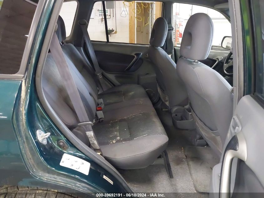 2002 Toyota Rav4 VIN: JTEGH20V620067893 Lot: 39692191