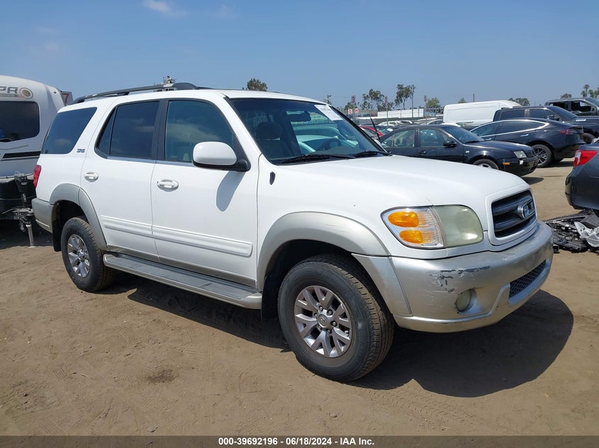 2002 Toyota Sequoia Sr5 V8 VIN: 5TDZT34A72S068718 Lot: 39692196