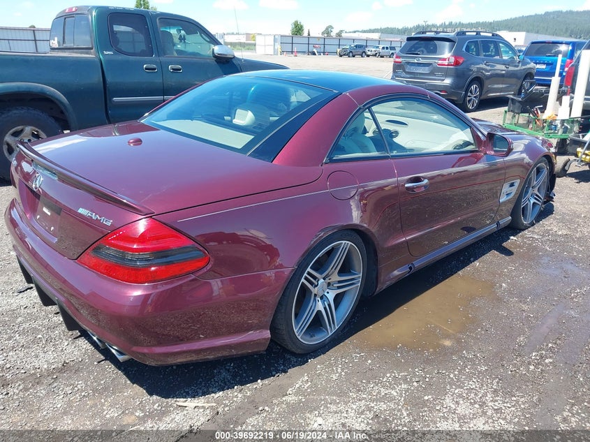 2012 Mercedes-Benz Sl 63 Amg VIN: WDBSK7AA8CF169024 Lot: 39692219