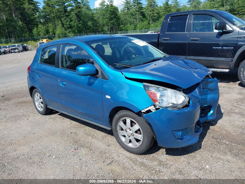 2014 Mitsubishi Mirage Es VIN: ML32A4HJ1EH009988 Lot: 39692269