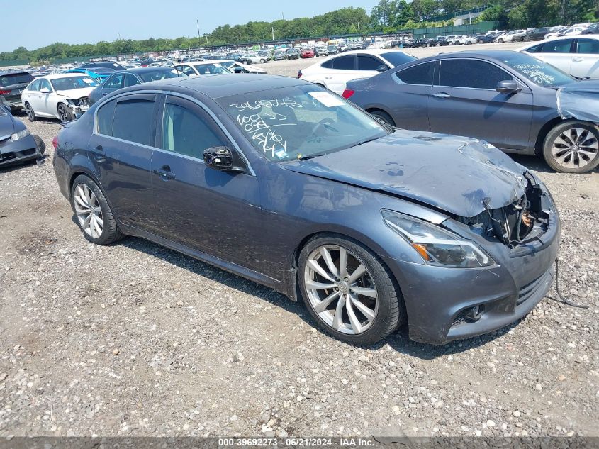 2011 Infiniti G37 VIN: JN1CV6AR5BM351824 Lot: 39692273