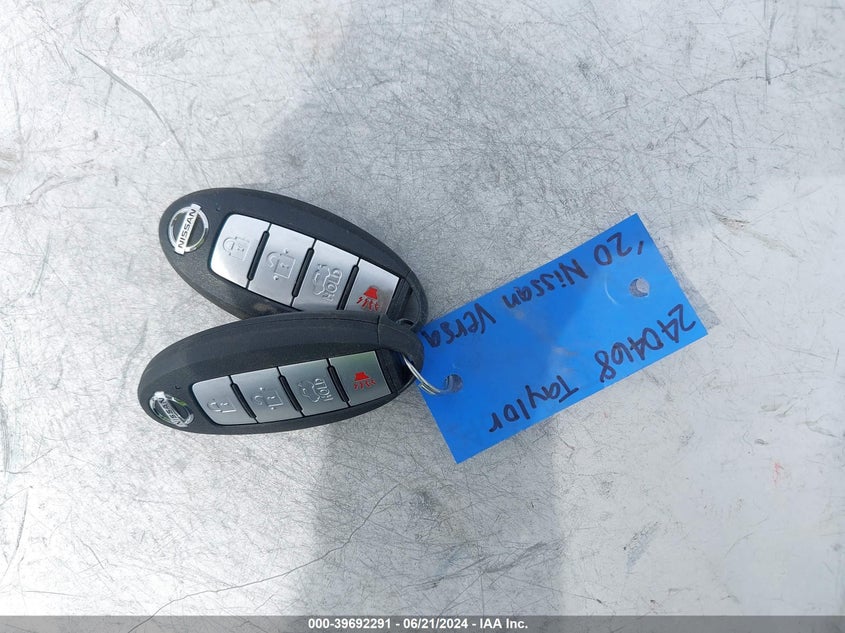 2020 Nissan Versa Sv Xtronic Cvt VIN: 3N1CN8EVXLL816631 Lot: 39692291