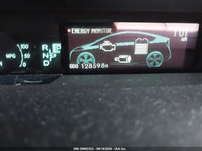 2011 Toyota Prius VIN: JTDKN3DUXB5346569 Lot: 39692323