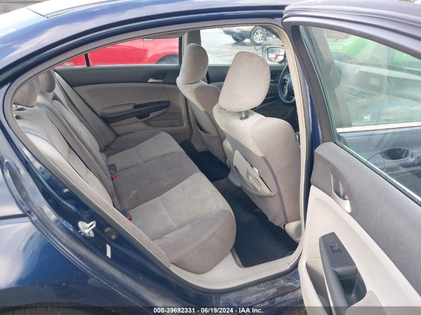 2009 Honda Accord 2.4 Lx VIN: 1HGCP26339A066458 Lot: 39692331