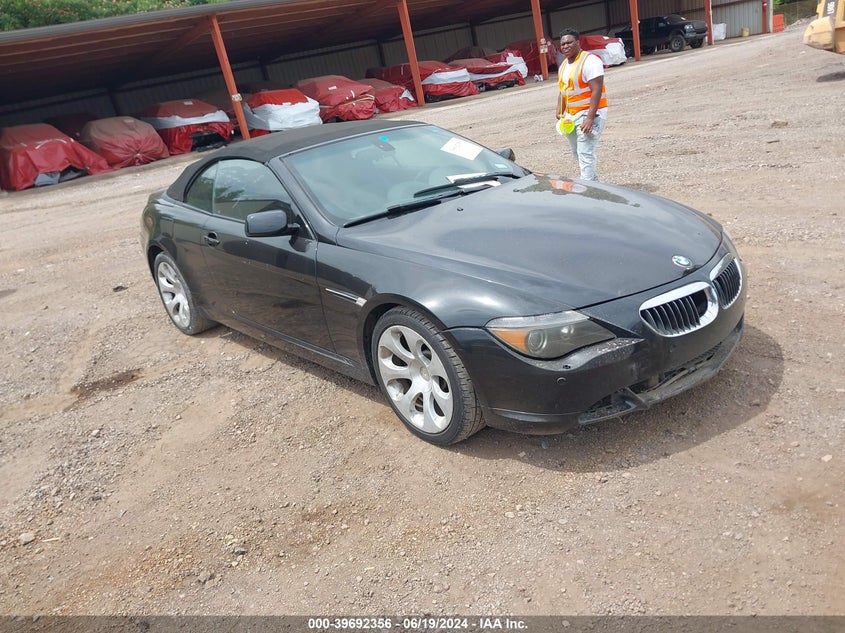 2007 BMW 650 I VIN: WBAEK13507CN83186 Lot: 39692356