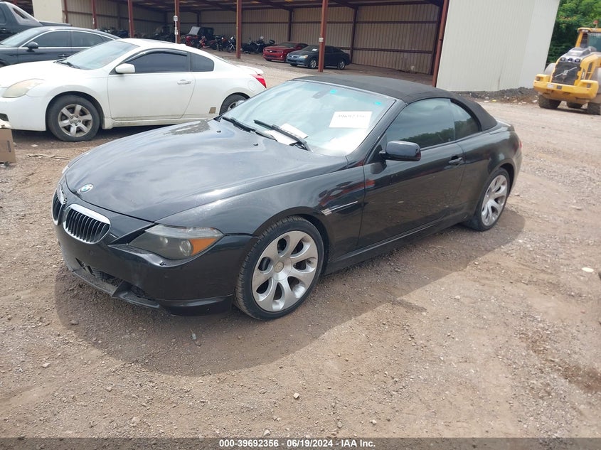 2007 BMW 650 I VIN: WBAEK13507CN83186 Lot: 39692356