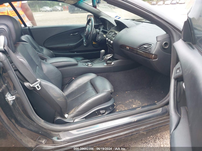 2007 BMW 650 I VIN: WBAEK13507CN83186 Lot: 39692356