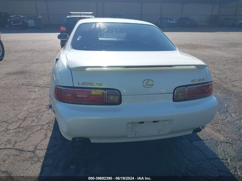 1997 Lexus Sc 400 VIN: JT8CH32Y6V0052748 Lot: 39692390